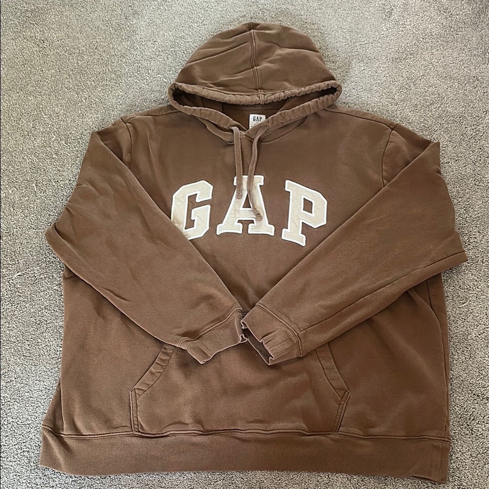GAP Men's Chocolate Brown Hoodie